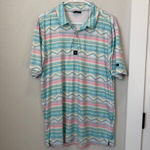 Men’s Bad Birdie Golf Polo Shirt Size Large